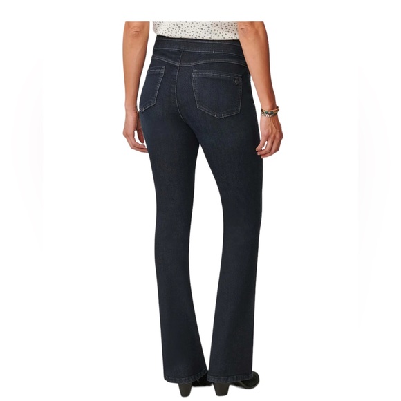 #24 ☑️Wit & Wisdom /Democracy Indigo HighRise Itty Bitty Boot Ab Solutions Jean - Picture 3 of 15